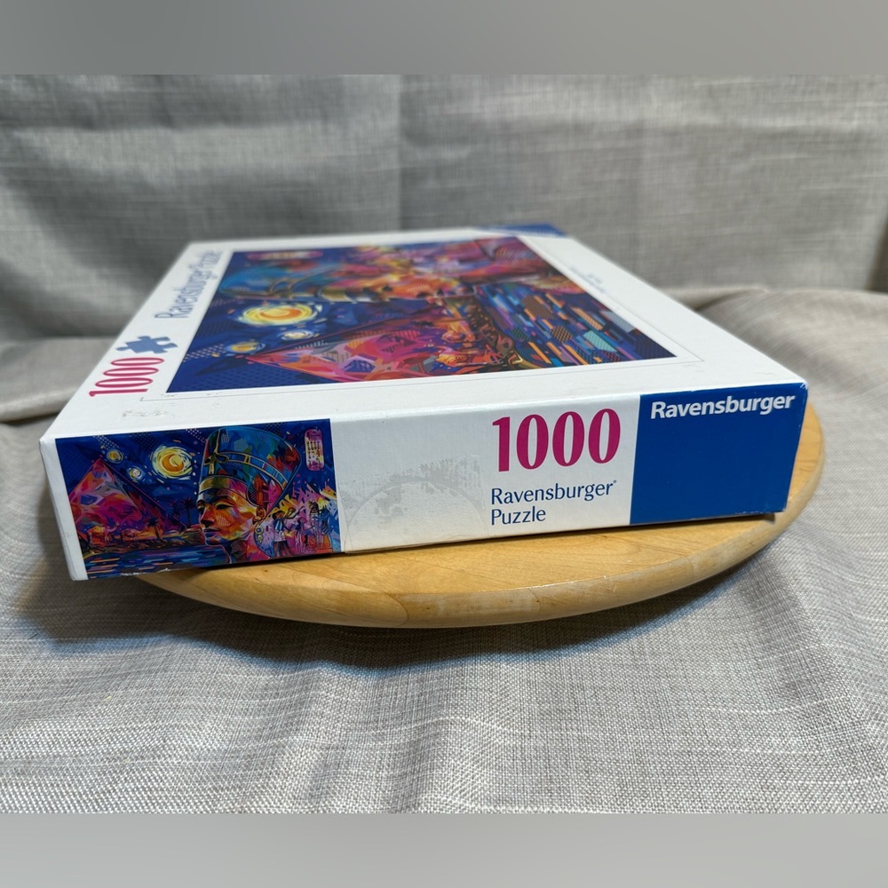2024 Ravensburger Nefertiti on The Nile Jigsaw Puzzle | 1000 Unique Pieces - Picture 4 of 10